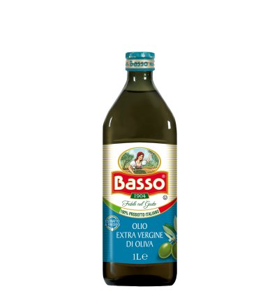 Basso Extra Virgin Olive Oil – 1 Liter (100% Italian Cold-Pressed)